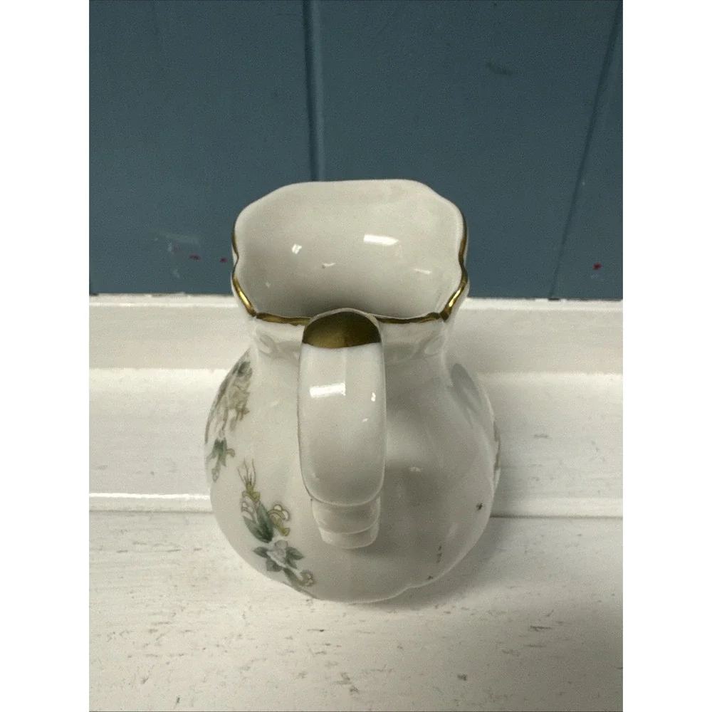 Vtg Lefton Hand Painted Creamer China 